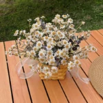 Artificial Daisy Plant in a Basket 2