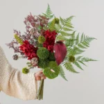 Artificial Fern &amp; Flower Bouquet 6