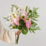 Artificial Fern &amp; Flower Bouquet 3