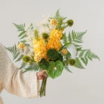 Artificial Fern &amp; Flower Bouquet 1