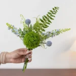Kleiner künstlicher Dianthus-Strauß 5