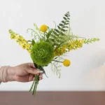 Kleiner künstlicher Dianthus-Strauß 1