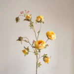 Artificial Garden Rose Spray Stem 2