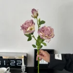 Artificial Rose Spray Stem 3