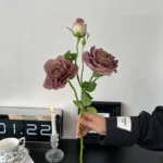 Artificial Rose Spray Stem 4