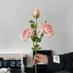 Artificial Rose Spray Stem 5