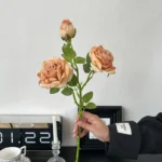Artificial Rose Spray Stem 6