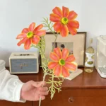 Large Headed Artificial Cosmos Stem 6