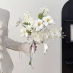 Artificial Cascading Wedding Bouquet 6