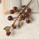 Dried Look Artificial Berry Stem 1