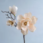 Dried Look Artificial Magnolia Stem 4