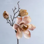 Dried Look Artificial Magnolia Stem 3