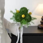 Green Artificial Wedding Bouquet 2