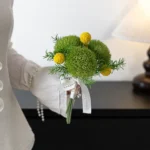 Green Artificial Wedding Bouquet 3