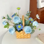 Large Artificial Flower Basket 6