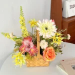 Large Artificial Flower Basket 4