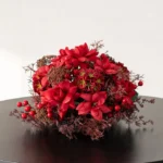 Red Artificial Flower Arrangement 5