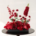 Red Artificial Flower Arrangement 2