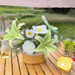 Artificial Summer Flower Basket 5