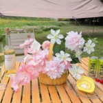 Artificial Summer Flower Basket 4