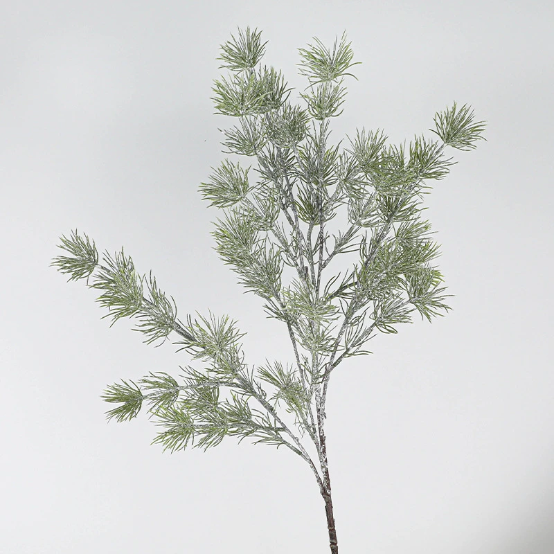 Frosted larch artificial Christmas foliage spray