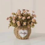 Artificial Flower Gift Basket 6