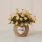 Artificial Flower Gift Basket 5