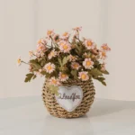 Artificial Flower Gift Basket 4