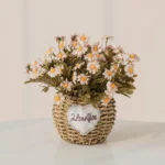 Artificial Flower Gift Basket 3