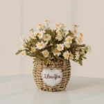 Artificial Flower Gift Basket 1