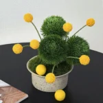 Artificial Flowers in a White Vase 4