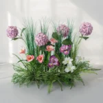 Artificial Grass and Flower Landscape 6