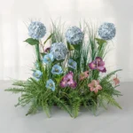 Artificial Grass and Flower Landscape 5