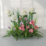 Artificial Grass and Flower Landscape 1