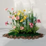 Artificial Ornamental Grass Border 3