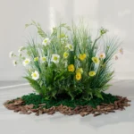 Artificial Ornamental Grass Border 6