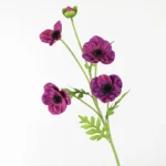 Artificial Poppy Spray 4