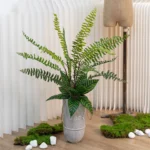 Artificial Potted Plant, Cement Pot 4