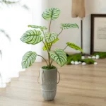 Artificial Potted Plant, Cement Pot 3