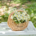 Artificial Daisy Basket 6