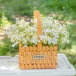 Artificial Daisy Basket 3